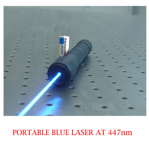 High Output Power 447nm Portable Blue Laser Pointer 5~500mW